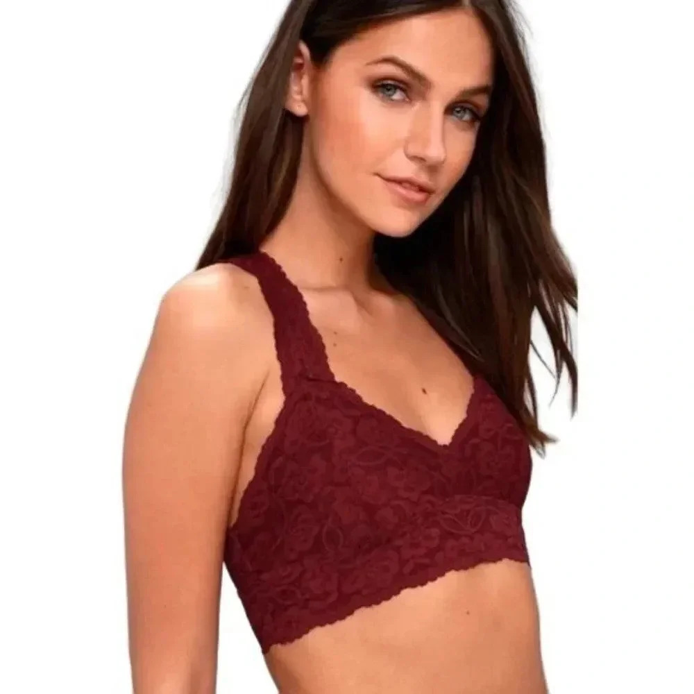 Free People Purple Gallon Lace Bralette
